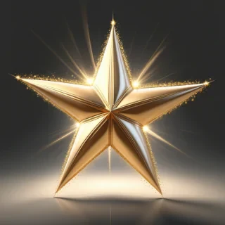 golden star transparent