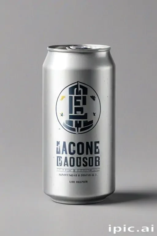 beer can mockup