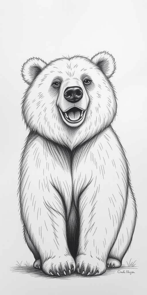 bear drawing