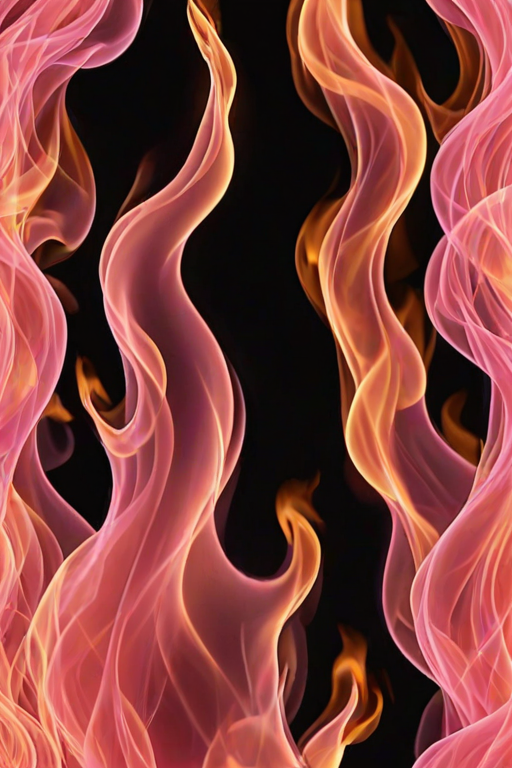 pink flames png