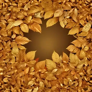golden leaves background