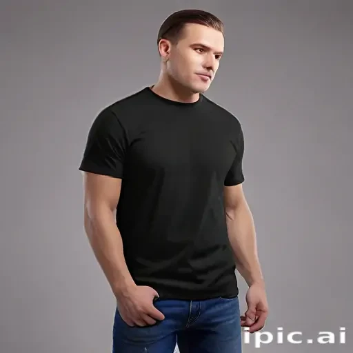 black shirt mockup
