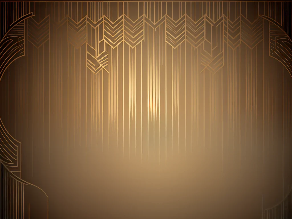 art deco background