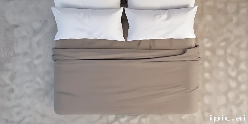bed top view