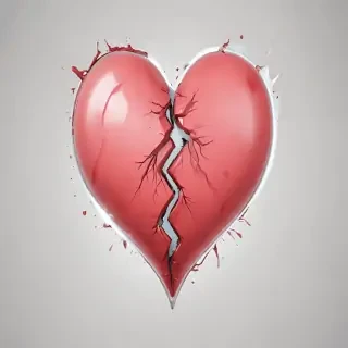 broken heart transparent