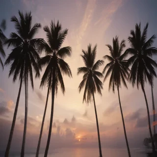 palm trees background