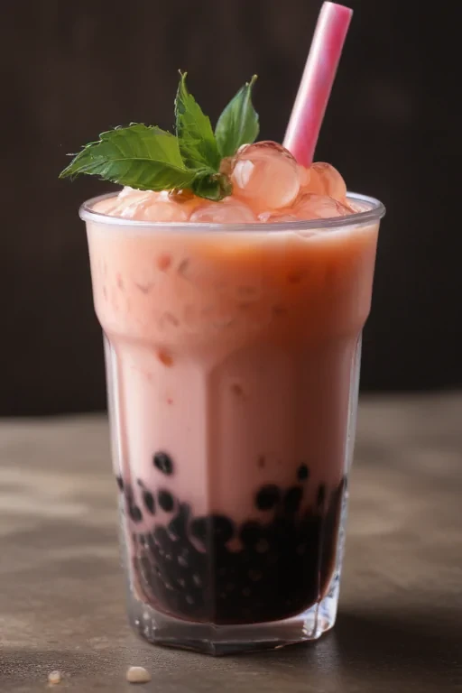 boba tea background