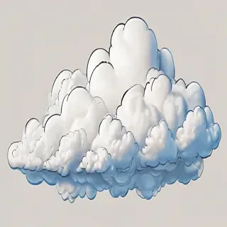 cartoon cloud drawing