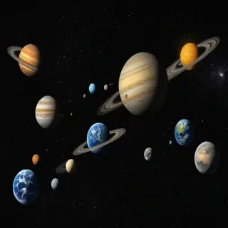 solar system png