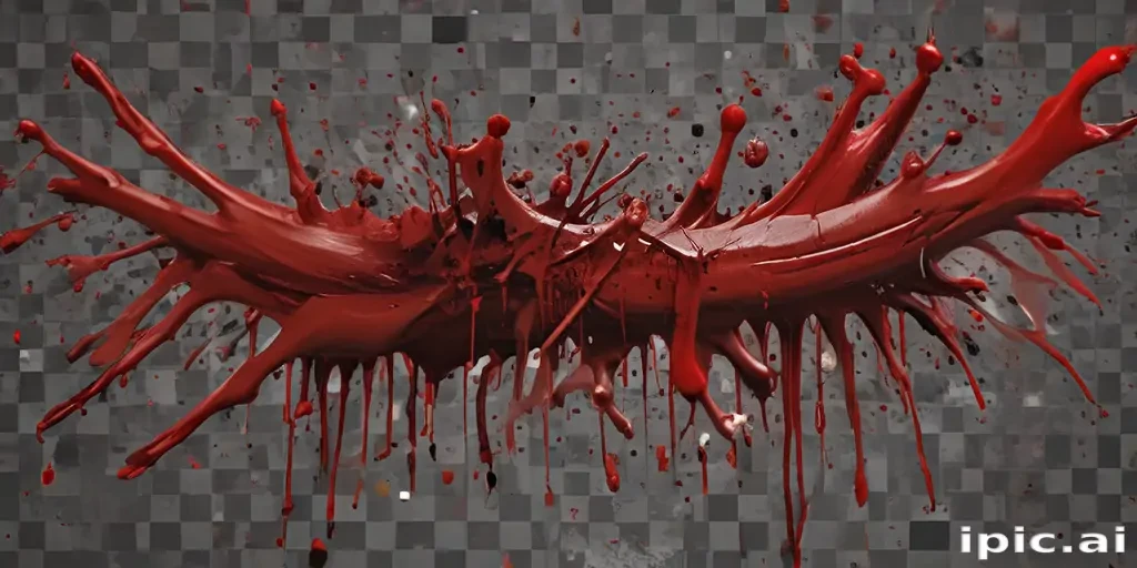 blood splatter png