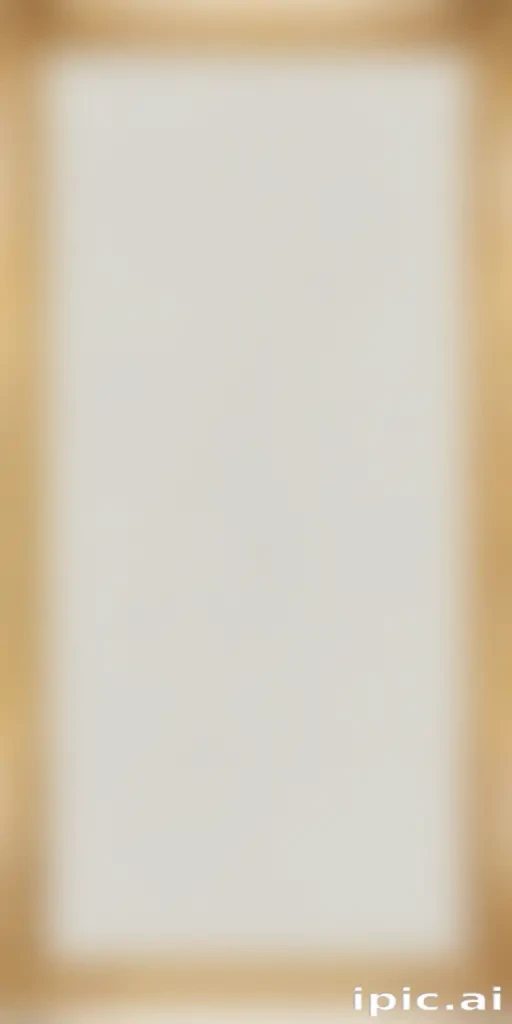 rectangle gold frame png