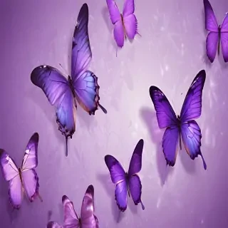 purple butterflies wallpaper
