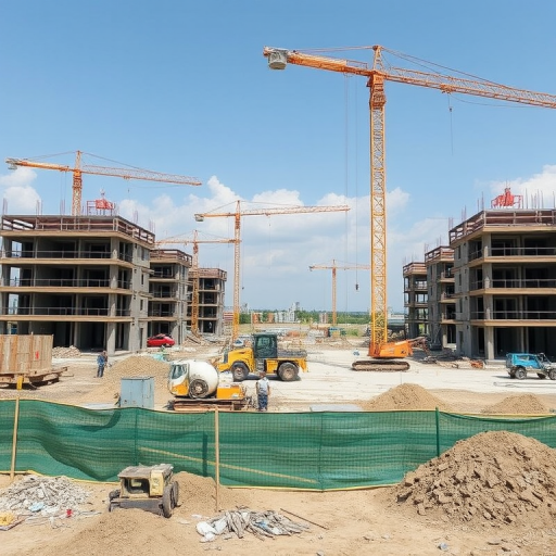 construction site background