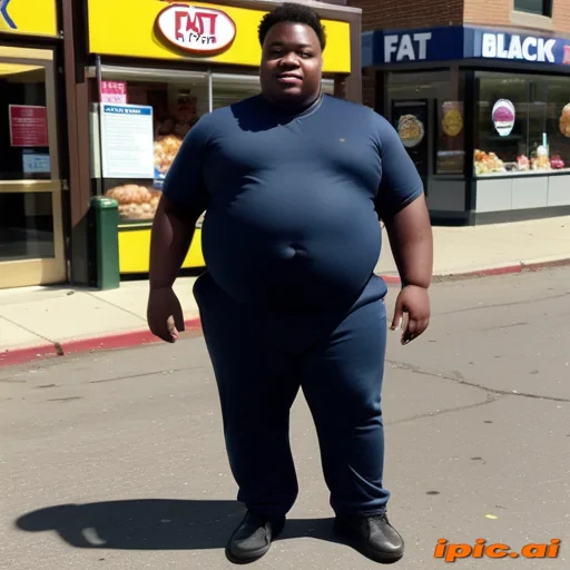 fat black kid