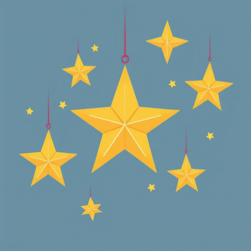 christmas stars clipart