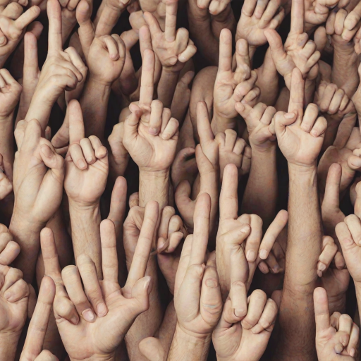 middle finger background