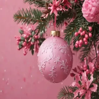 cute pink christmas wallpaper