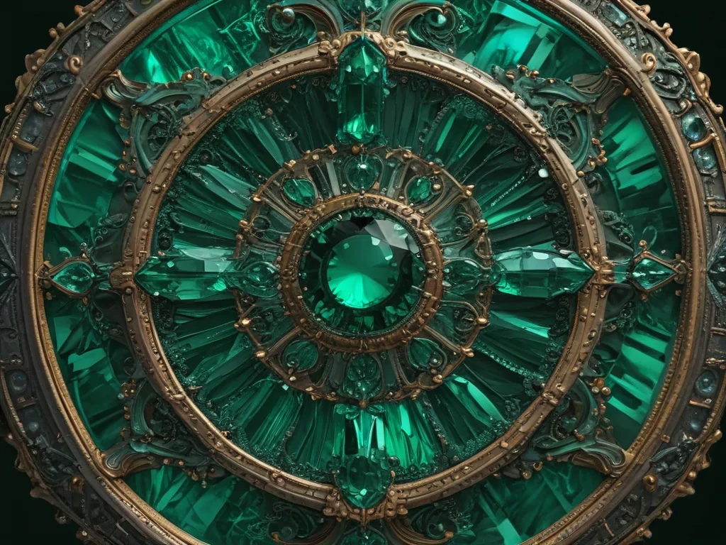 emerald green bg