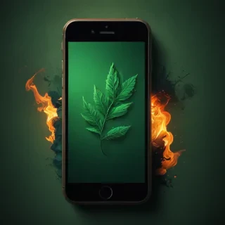 iphone wallpaper green