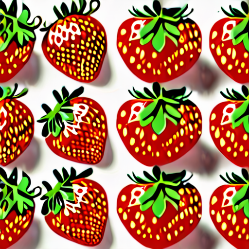 Strawberry Raster Strawberry