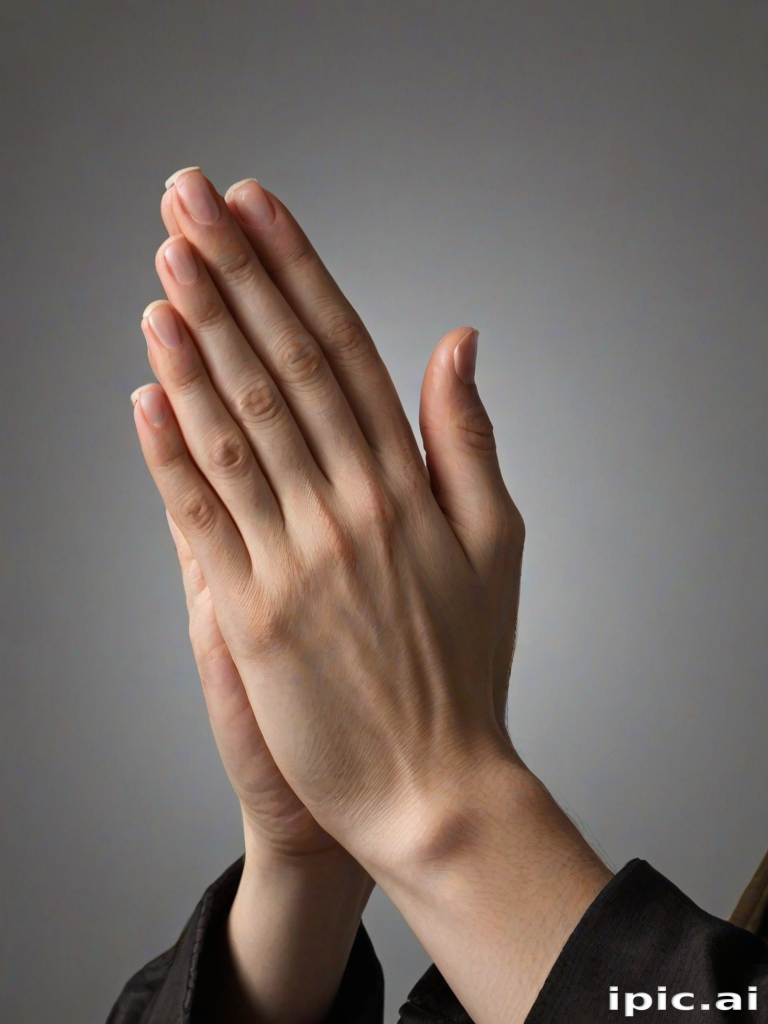 praying hands transparent background