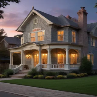 background of a house