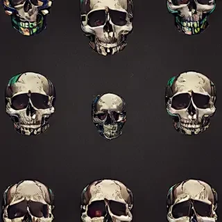 skull wallpaper iphone