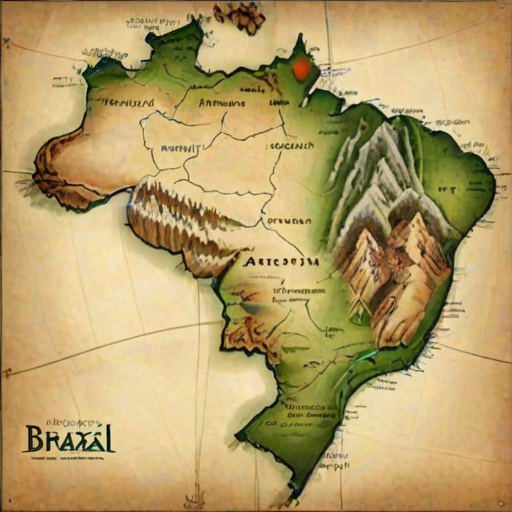 brazil map