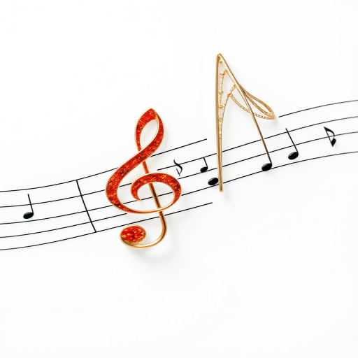 transparent music note