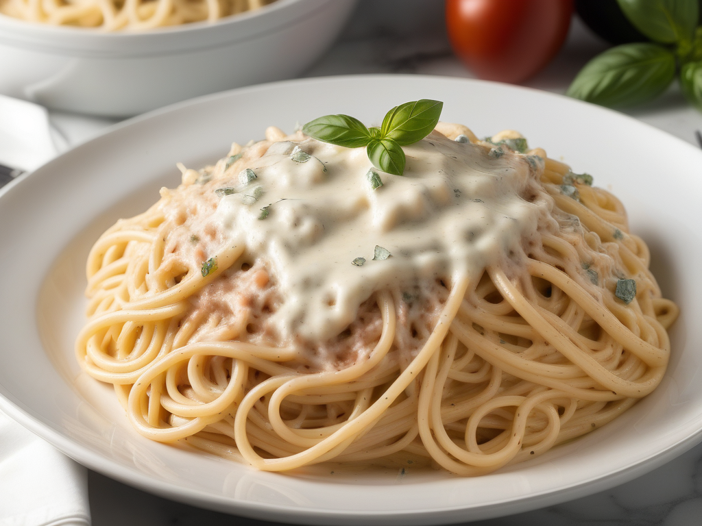 million dollar spaghetti with alfredo sauce