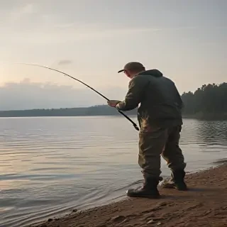 rod in fishing