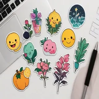 aesthetic printable stickers