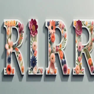 floral letters