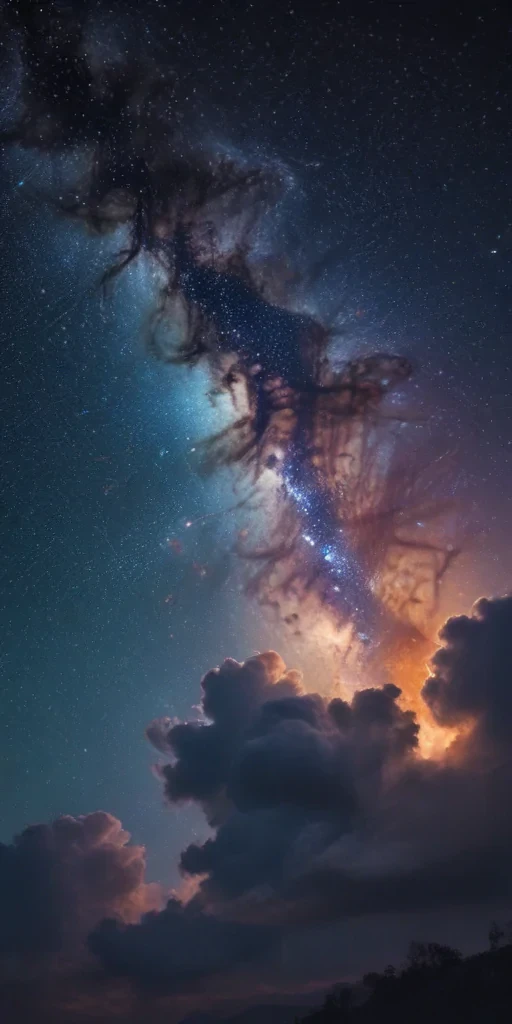 starry background aesthetic