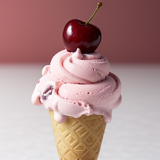 cherry on top of ice cream