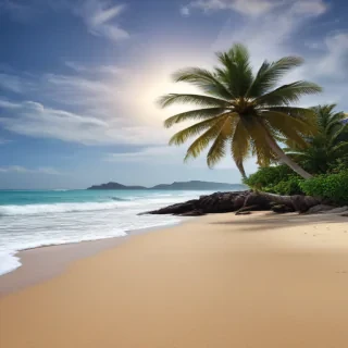 ios beach wallpaper