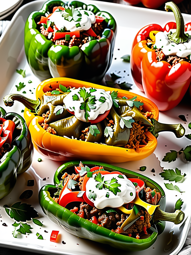 what sides go with stuffed peppers
