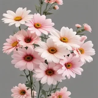 aesthetic flowers transparent background