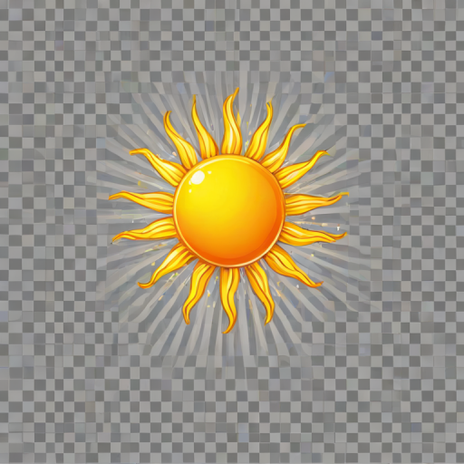 sun clip art transparent background