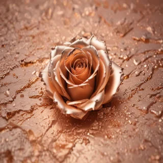 aesthetic rose gold background