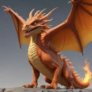 cartoon of a dragon