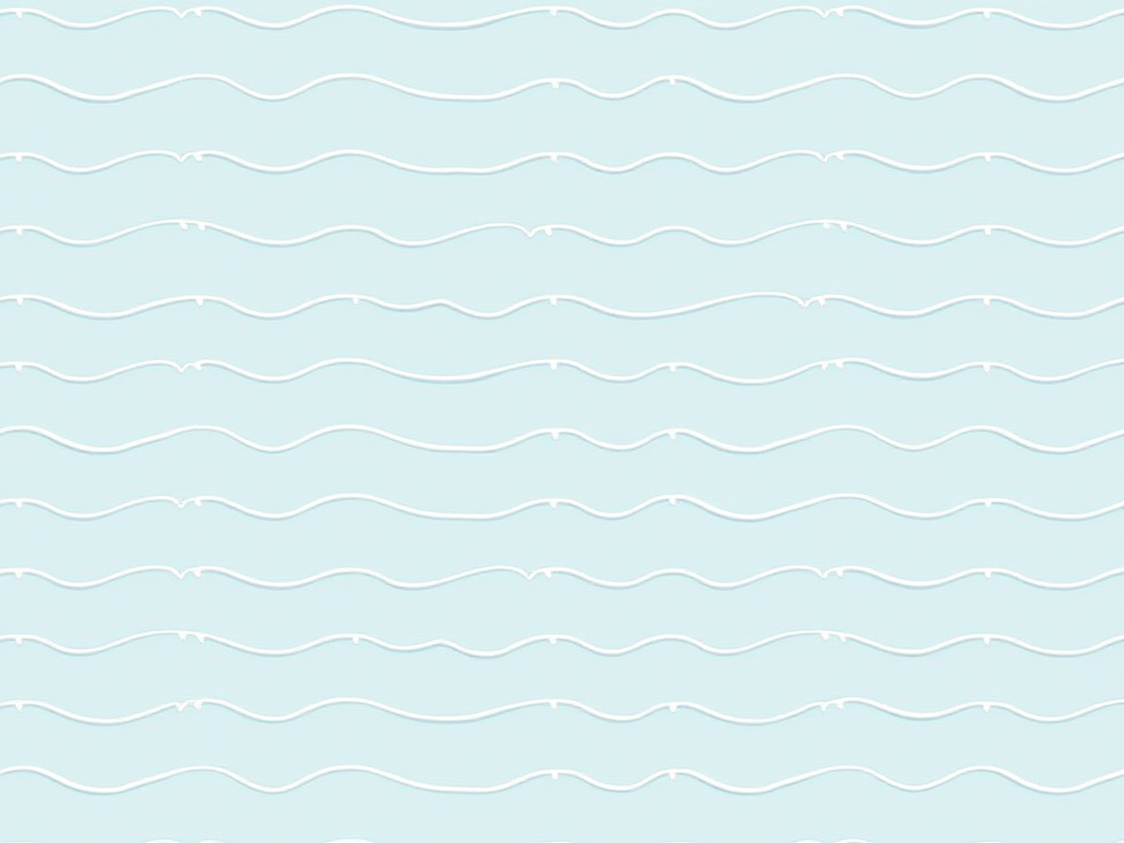 Create a seamless pattern of wavy lines in varying widths with small dotted elements on a light blue background, using a Canon EOS 5D Mark IV camera, f/8 aperture, ISO 100, 50mm lens, soft natural lighting, top-down view for clarity and detail.