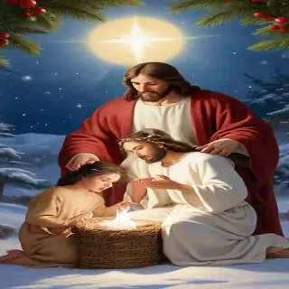 merry christmas jesus images