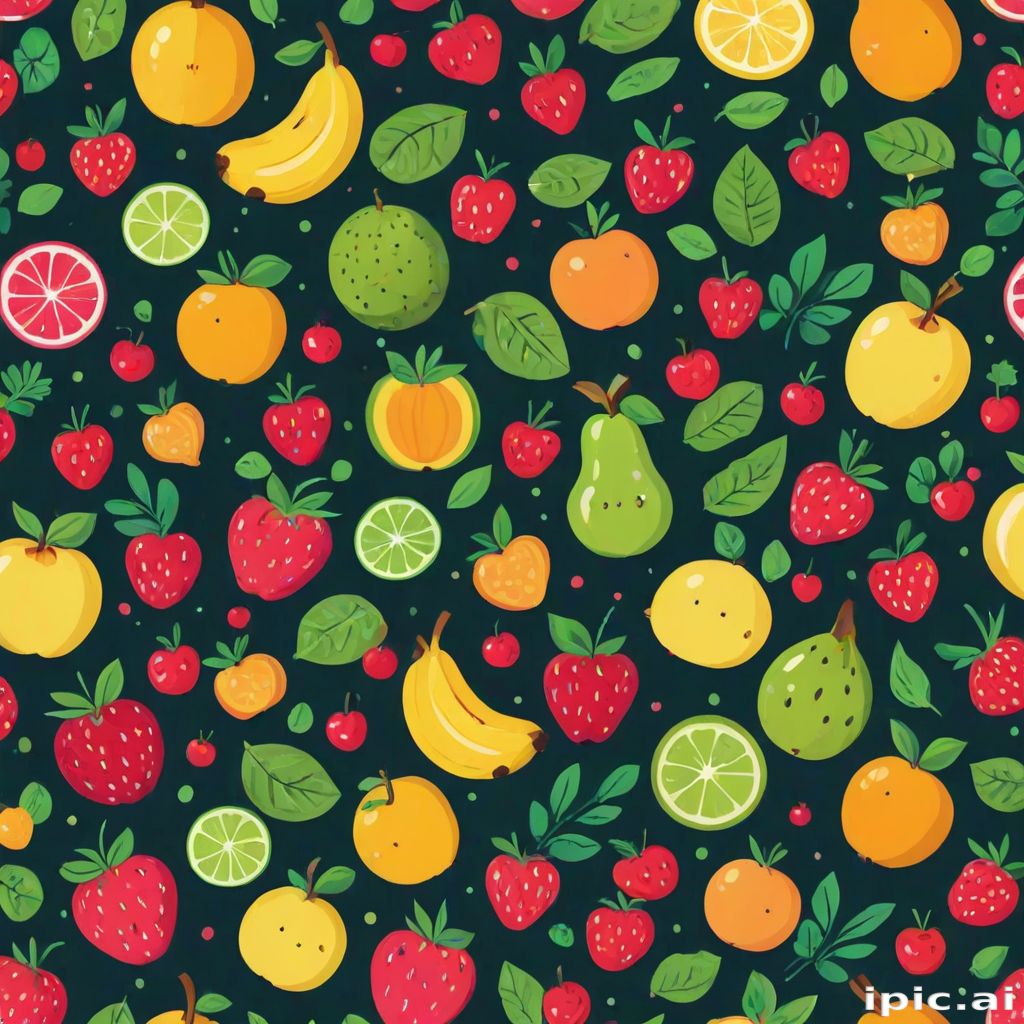 cute fruit backgrounds