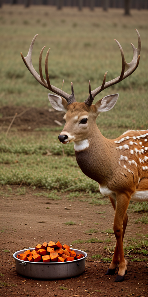 do deer like sweet potatoes