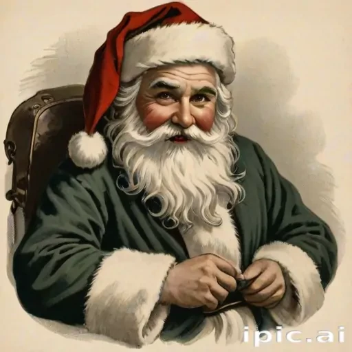vintage santa png
