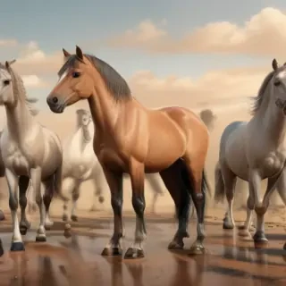 horses cartoon