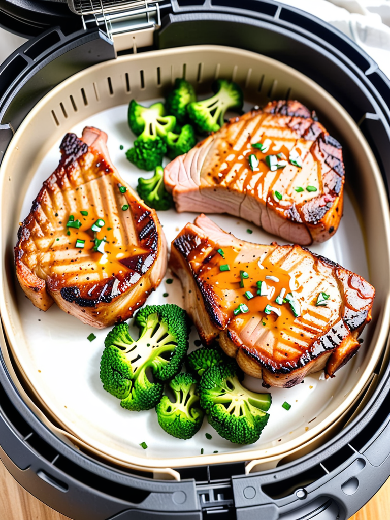 shake and bake pork chops in air fryer