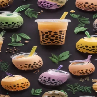 bubble tea wallpaper