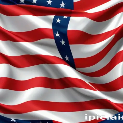 american flag waving png